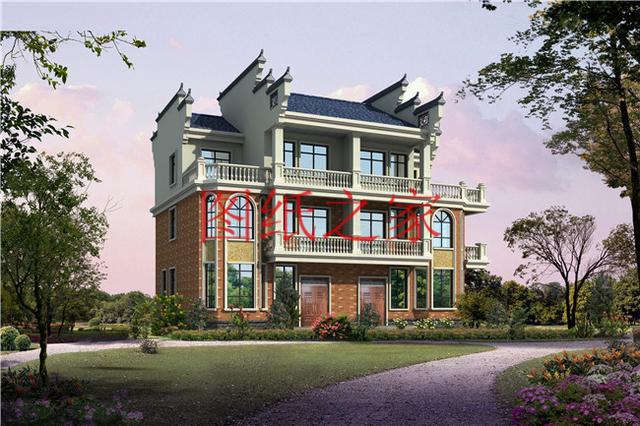 分享5套三層雙拼別墅設(shè)計(jì)圖，兄弟倆齊心協(xié)力建別墅！