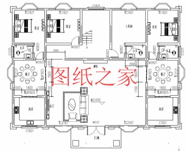 分享5套三層雙拼別墅設(shè)計(jì)圖，兄弟倆齊心協(xié)力建別墅！