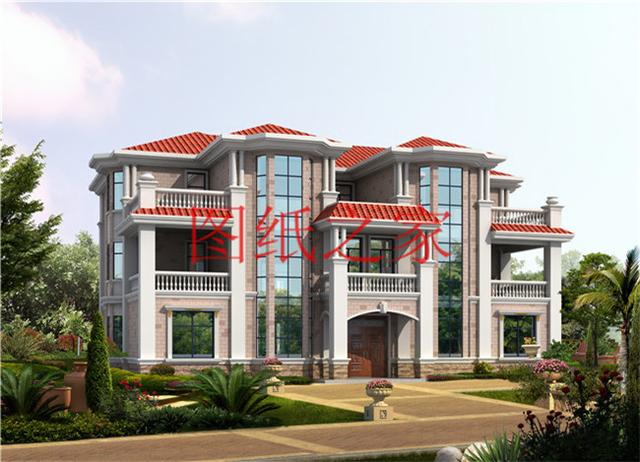 分享5套三層雙拼別墅設(shè)計(jì)圖，兄弟倆齊心協(xié)力建別墅！