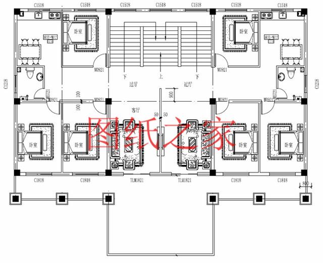 分享5套三層雙拼別墅設(shè)計(jì)圖，兄弟倆齊心協(xié)力建別墅！