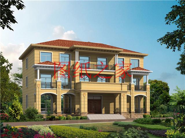 分享5套三層雙拼別墅設(shè)計(jì)圖，兄弟倆齊心協(xié)力建別墅！