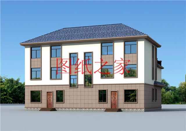 分享5套三層雙拼別墅設(shè)計(jì)圖，兄弟倆齊心協(xié)力建別墅！