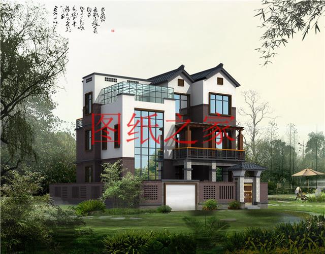 小戶型四層別墅圖，占地110平米左右，小巧精致、簡單大氣！