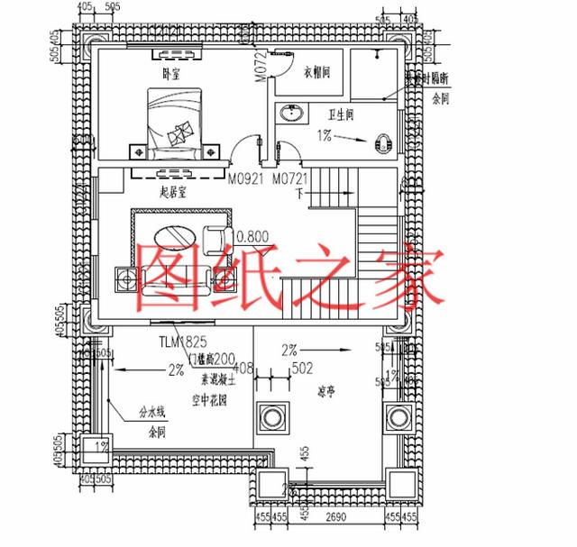小戶型四層別墅圖，占地110平米左右，小巧精致、簡單大氣！