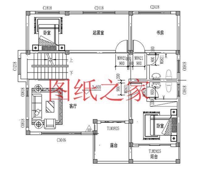 小戶型四層別墅圖，占地110平米左右，小巧精致、簡單大氣！
