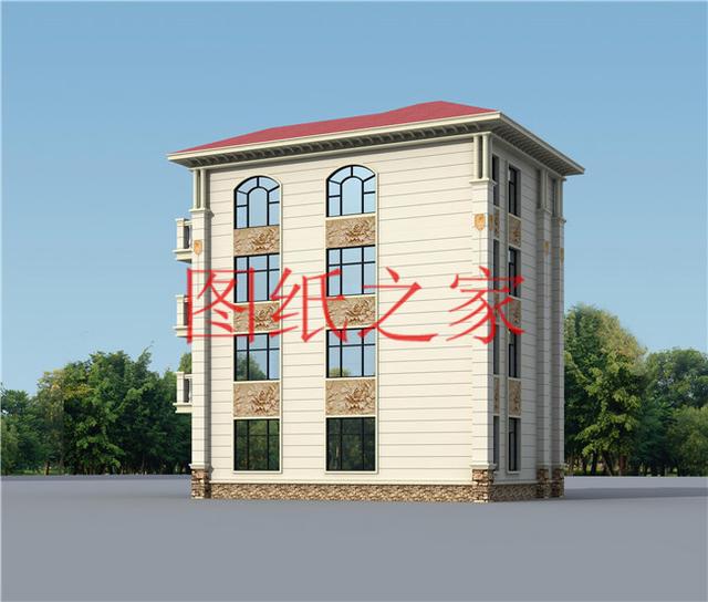 小戶型四層別墅圖，占地110平米左右，小巧精致、簡單大氣！