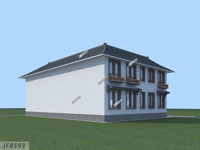 新款農(nóng)村自建房，在老家有棟別墅，一家人其樂融融！