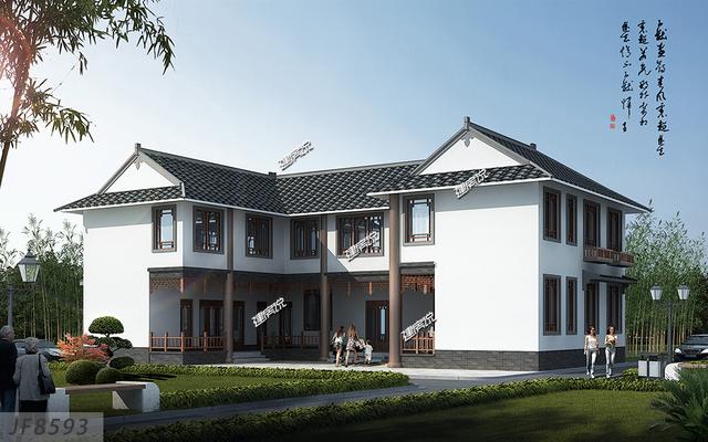 新款農(nóng)村自建房，在老家有棟別墅，一家人其樂融融！