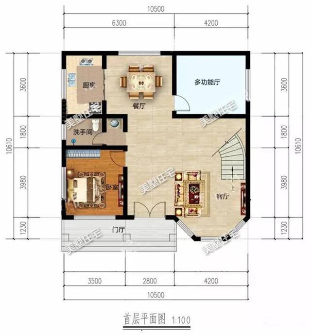 經(jīng)典農(nóng)村自建房，6室1廳占地僅100平愿您五世同堂！