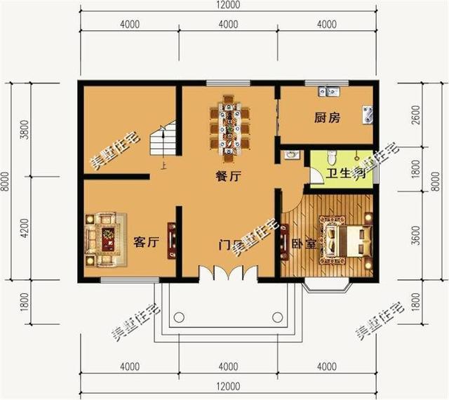 經(jīng)典農(nóng)村自建房，6室1廳占地僅100平愿您五世同堂！