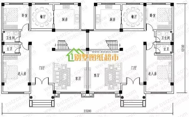 8套雙拼別墅設(shè)計(jì)圖，兄弟別墅這樣建，氣派實(shí)用有面子。