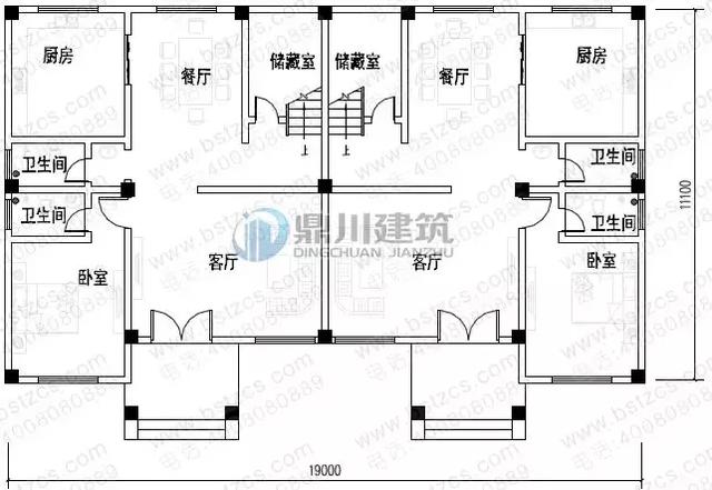 8套雙拼別墅設(shè)計(jì)圖，兄弟別墅這樣建，氣派實(shí)用有面子。