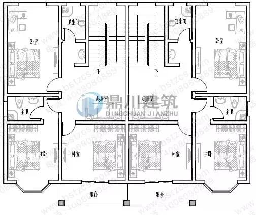 8套雙拼別墅設(shè)計(jì)圖，兄弟別墅這樣建，氣派實(shí)用有面子。
