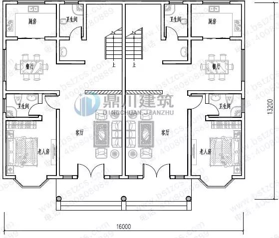 8套雙拼別墅設(shè)計(jì)圖，兄弟別墅這樣建，氣派實(shí)用有面子。