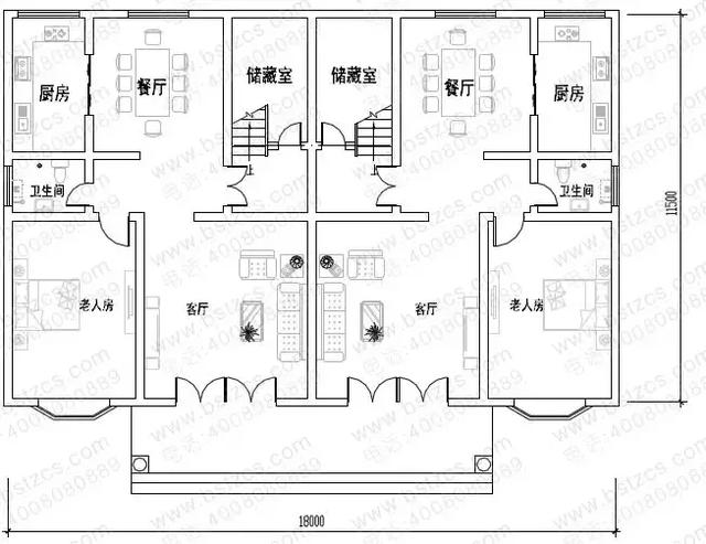 8套雙拼別墅設(shè)計(jì)圖，兄弟別墅這樣建，氣派實(shí)用有面子。
