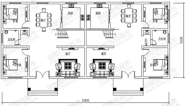 8套雙拼別墅設(shè)計(jì)圖，兄弟別墅這樣建，氣派實(shí)用有面子。