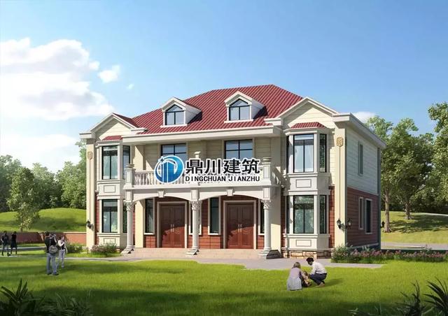 8套雙拼別墅設(shè)計(jì)圖，兄弟別墅這樣建，氣派實(shí)用有面子。