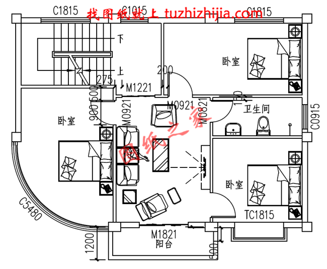 美觀三層半農(nóng)村自建房圖片，大家都喜歡的溫馨住宅！