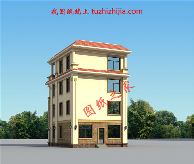 美觀三層半農(nóng)村自建房圖片，大家都喜歡的溫馨住宅！