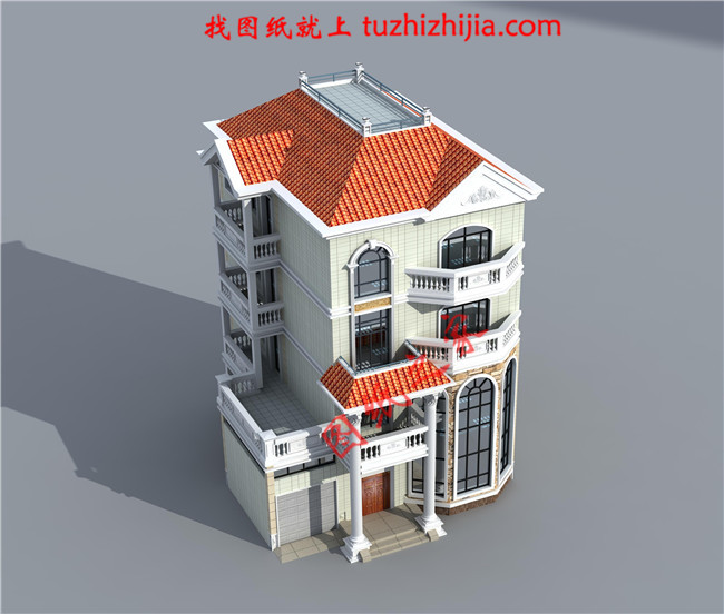 美觀三層半農(nóng)村自建房圖片，大家都喜歡的溫馨住宅！