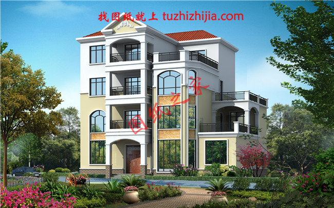 美觀三層半農(nóng)村自建房圖片，大家都喜歡的溫馨住宅！