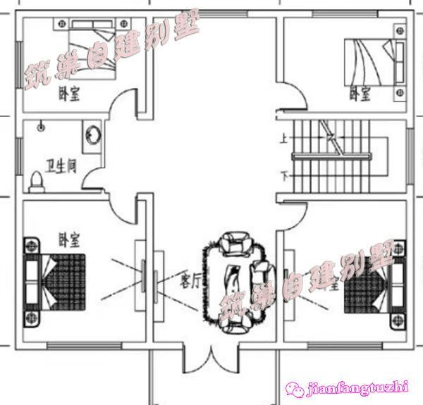 農(nóng)村二層自建房，造價(jià)25萬(wàn)120平米，經(jīng)典戶型完美設(shè)計(jì)！