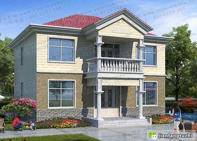 農(nóng)村二層自建房，造價(jià)25萬(wàn)120平米，經(jīng)典戶型完美設(shè)計(jì)！