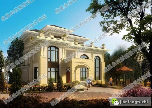 豪華款三層別墅設(shè)計(jì)圖，獨(dú)特的設(shè)計(jì)理念，符合您的各種需求。