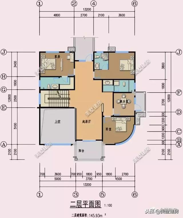 獨(dú)特別墅設(shè)計(jì)圖，家里有一個(gè)屋頂花園，簡(jiǎn)直太羨慕啦！