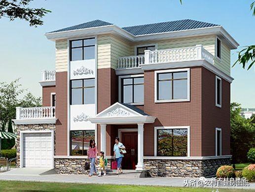 三層別墅設(shè)計(jì)圖，帶車庫(kù)主體25萬(wàn)起，值不值你說(shuō)了算！