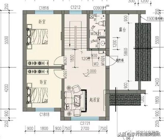 3款中式帶院別墅設(shè)計(jì)圖，你與世外桃源就差一個(gè)庭院！