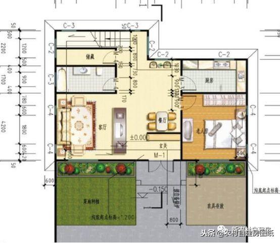 3款中式帶院別墅設(shè)計(jì)圖，你與世外桃源就差一個(gè)庭院！