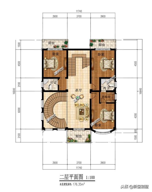 新款別墅設(shè)計(jì)圖，我的房子卻出賣(mài)了我，想低調(diào)都不行!