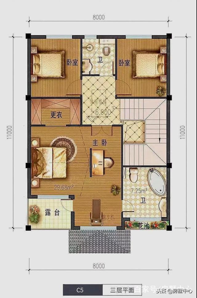 三層新中式別墅設(shè)計圖，外觀獨(dú)特精美，這樣的房子才值得傳承