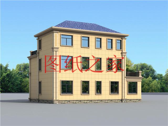 4套農村三層別墅設計圖，占地方正，展現(xiàn)自家品味和生活品質！