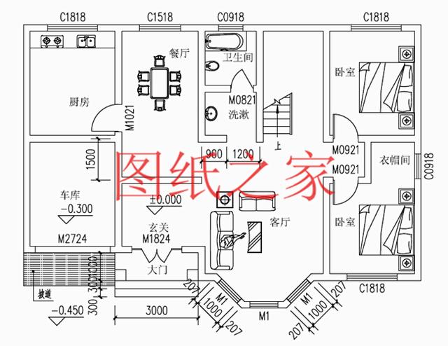 4套農村三層別墅設計圖，占地方正，展現(xiàn)自家品味和生活品質！