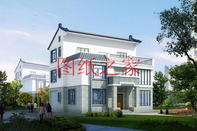 4套農村三層別墅設計圖，占地方正，展現(xiàn)自家品味和生活品質！