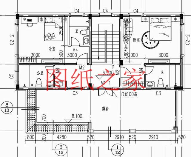 4套農村三層別墅設計圖，占地方正，展現(xiàn)自家品味和生活品質！