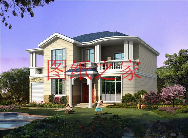 現(xiàn)代風(fēng)二層別墅設(shè)計圖，180平只要35萬，心動不如行動！