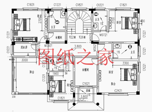 現(xiàn)代風(fēng)二層別墅設(shè)計圖，180平只要35萬，心動不如行動！