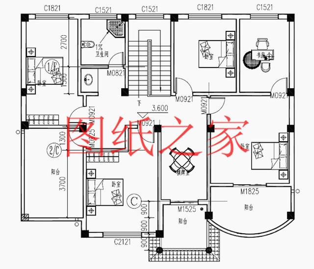 現(xiàn)代風(fēng)二層別墅設(shè)計圖，180平只要35萬，心動不如行動！