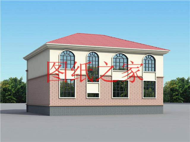 現(xiàn)代風(fēng)二層別墅設(shè)計圖，180平只要35萬，心動不如行動！