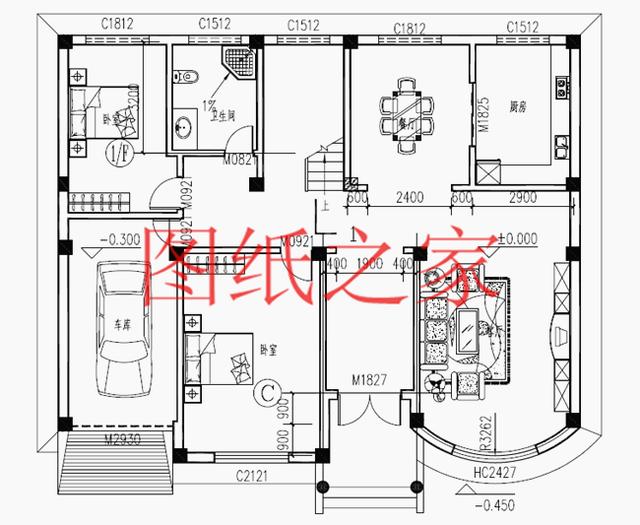 現(xiàn)代風(fēng)二層別墅設(shè)計圖，180平只要35萬，心動不如行動！