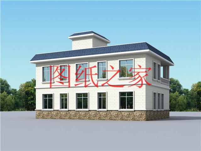 現(xiàn)代風(fēng)二層別墅設(shè)計圖，180平只要35萬，心動不如行動！