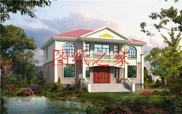 現(xiàn)代風(fēng)二層別墅設(shè)計圖，180平只要35萬，心動不如行動！