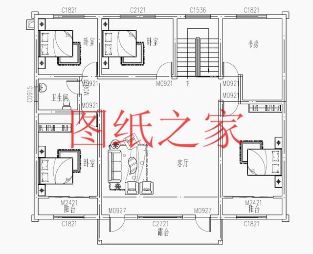 現(xiàn)代風(fēng)二層別墅設(shè)計圖，180平只要35萬，心動不如行動！