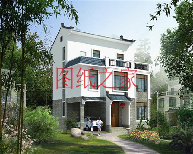 開(kāi)間只有10米，占地不到100平的三層別墅設(shè)計(jì)圖，霸氣外漏！