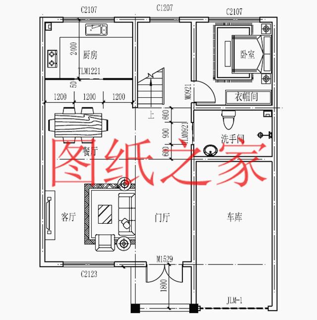 開(kāi)間只有10米，占地不到100平的三層別墅設(shè)計(jì)圖，霸氣外漏！