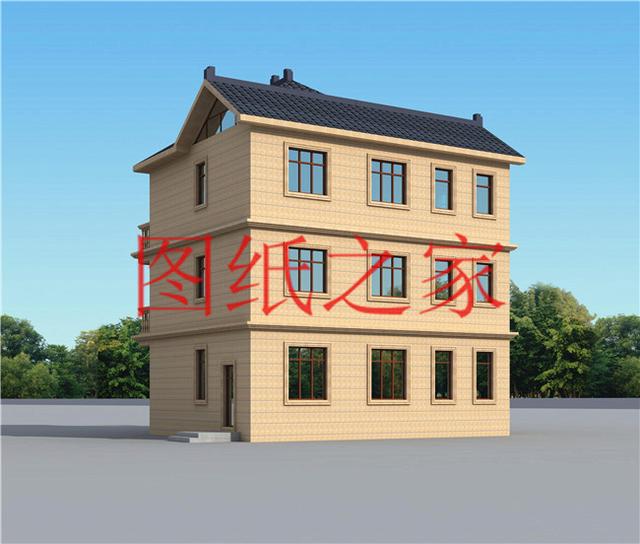 開(kāi)間只有10米，占地不到100平的三層別墅設(shè)計(jì)圖，霸氣外漏！