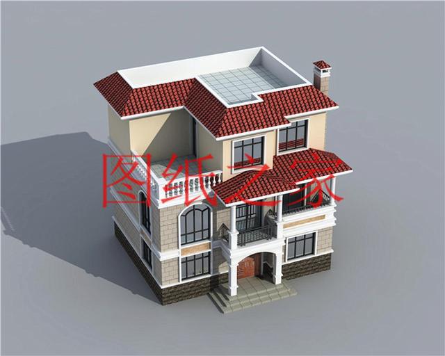 開(kāi)間只有10米，占地不到100平的三層別墅設(shè)計(jì)圖，霸氣外漏！